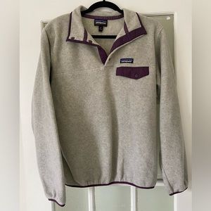 PATAGONIA LIGHTWEIGHT SYNCHILLA SNAP T FLEECE PULLOVER, SIZE MEDIUM